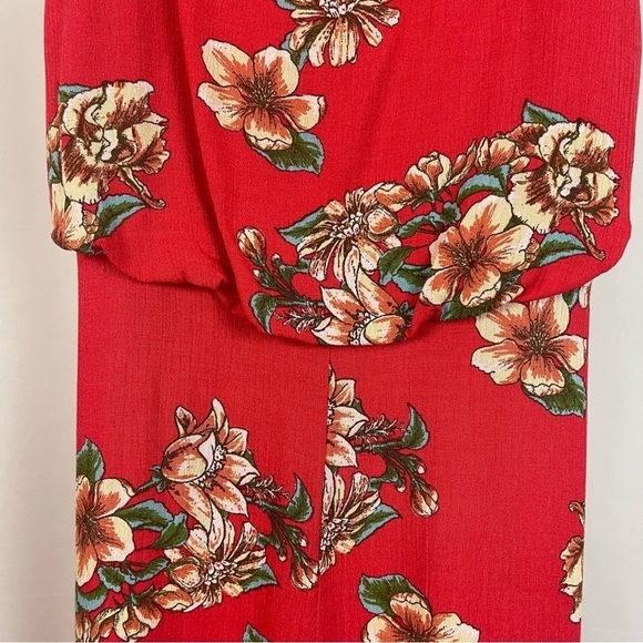 Sage Small Floral Open Back Full Length Jumpsuit Romper Boho Spring Summer - Picture 6 of 9